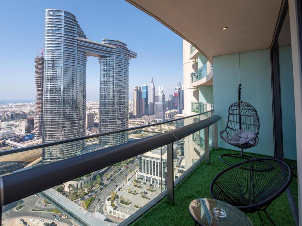 First Class 2Br With Full Dubai Skyline & Sea View Exterior photo